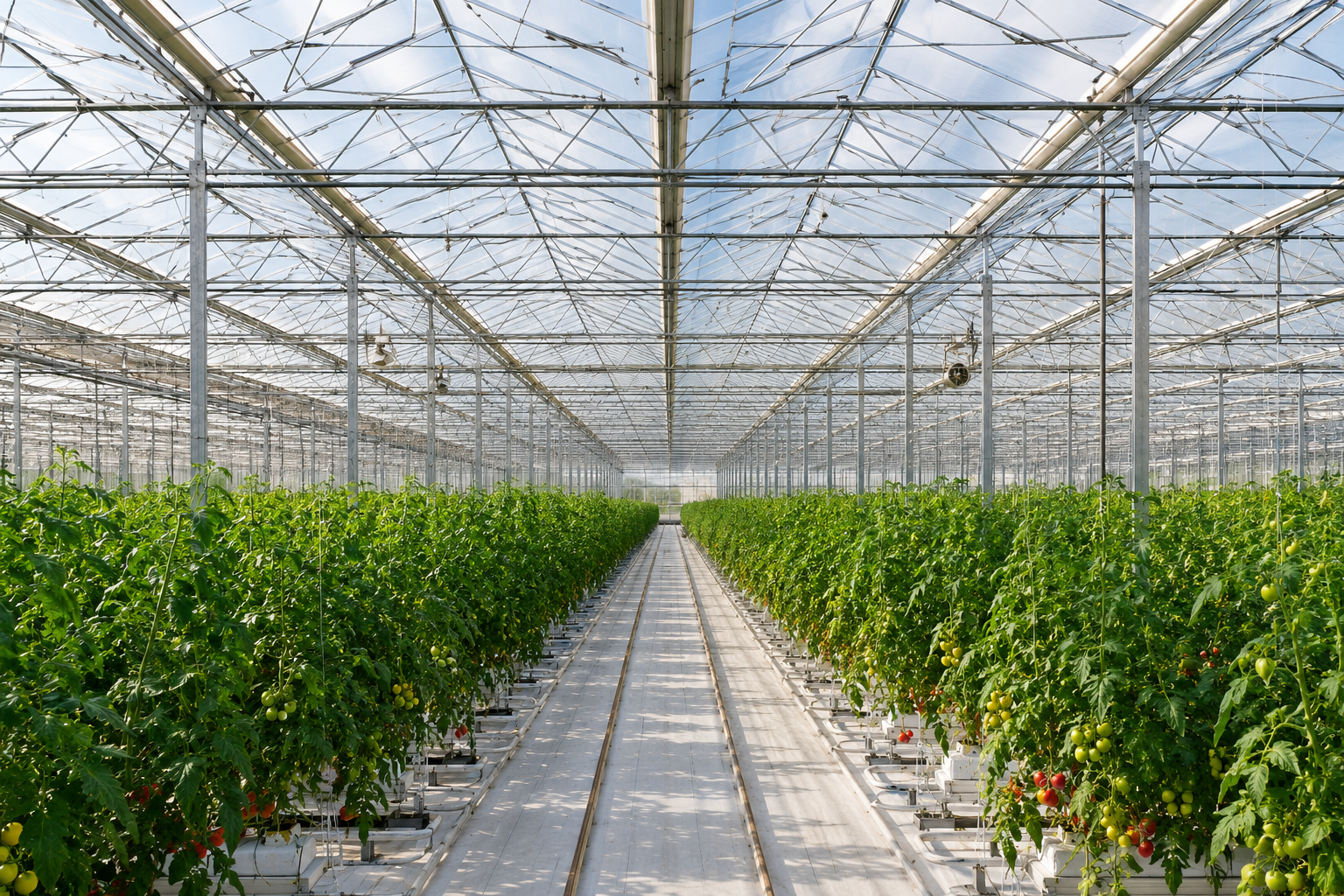 Serre maraîchère équipée dans le cadre du dispositif CEE — installation VMC et éclairage LED horticole